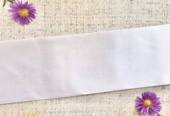 Лента атласная, ш. 10 см, белый