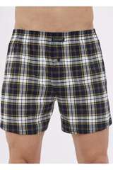 Свободные боксеры CORNETTE 002/008-18 COMFORT_Графит + желтый