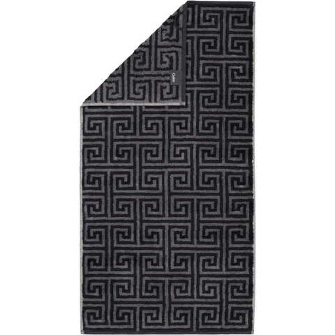 Полотенце 50х100 Cawo Noblesse Elegance Allover 1088 97 черно-серое