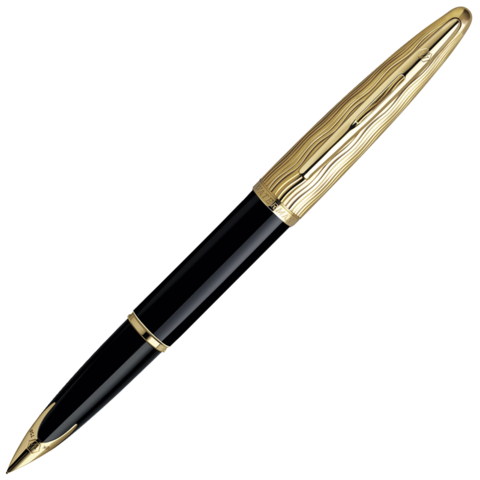 Ручка перьевая Waterman Carene Essential Black GT, F (S0909750)