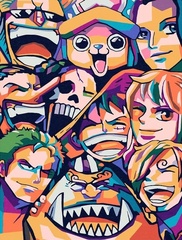 Картина по номерам Ван Пис Пираты