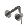 Cezares RELAX-BLI2-1-GM-W0 RELAX-BLI2-1-GM-W0 Смеситель для раковины встраиваемый с внутренней частью, без донного клапана, оружейная сталь