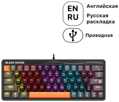 Клавиатура Defender Black Raven GK-417 черный