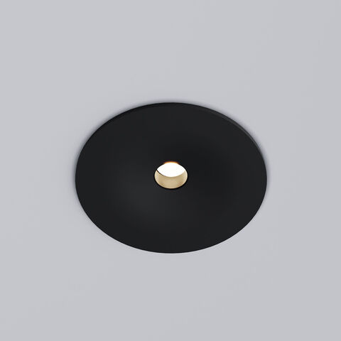 Встраиваемый светодиодный светильник Elektrostandard Binnie 15275/LED 12W 3000K черный