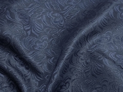 Костюмно-плательная ткань жаккард, 300 гр/м.п., 100% п/э, 150 см, тёмно-синий