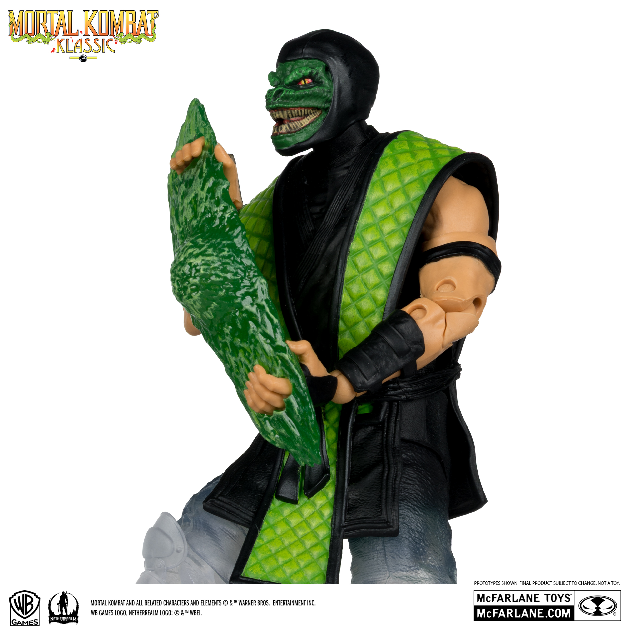 Фигурки Лю Кан против Рептилии из игры Мортал Комбат Классик Mcfarlane