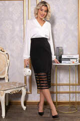 Юбка карандаш Фернандель (черная) Ю14744-10М LT Collection