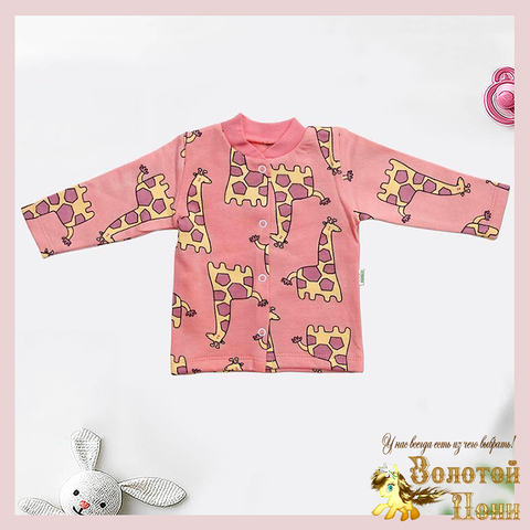 Кофточка кнопки/начес д (62-80) 251204-W2142