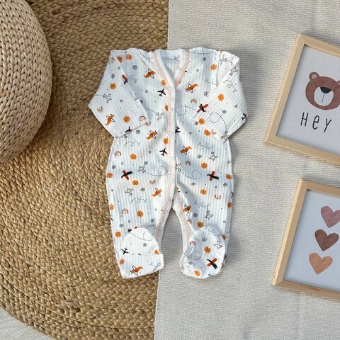 Комбинезон слип в рубчик