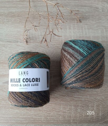 Lang Yarns Mille Colori Socks and Lace Lux 205
