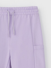 брюки  для девочки  КР 400783-1/пастельно-лиловый
