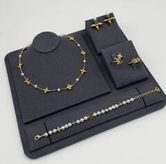Колье LV с подвесками коллекция Louisette Signature lux
