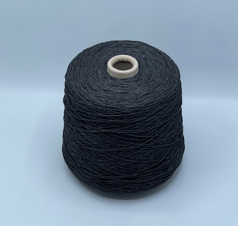 Бобинная пряжа, Tornado visco, 500м, 60% Хлопок, 40% Вискоза, Антрацит, 39852
