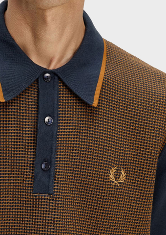 Джемпер-поло FRED PERRY Tonic Waffle Knitted Shirt