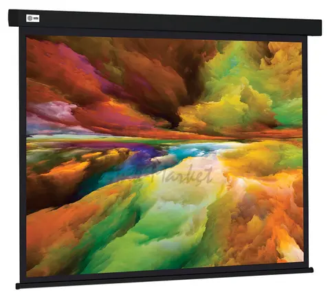 Экран Cactus 206x274см Wallscreen CS-PSW-206X274-BK 4:3 настенно-потолочный рулонный черный