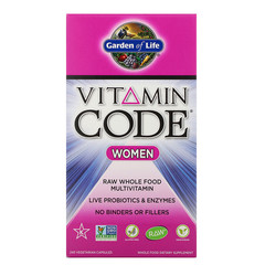 Garden of Life, Vitamin Code, для женщин, 240 вегетарианских капсул