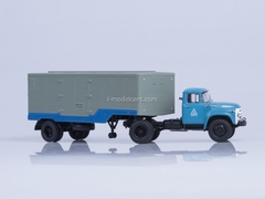 ZIL-130V1 and semitrailer ODAZ-794 blue-gray Start Scale Models (SSM) 1:43