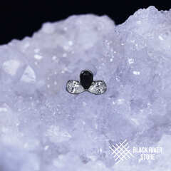 Little Clover HM Black & Crystal