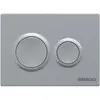 Berges 43380 Комплект : инсталляция NOVUM кнопка O2 матовый хром, унитаз VITA Rimless 49 см, сиденье дюропласт микролифт, быстросъём