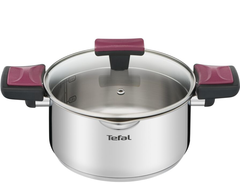 Кастрюля с крышкой Tefal Cook&Clip 2.9л 20см G7234474