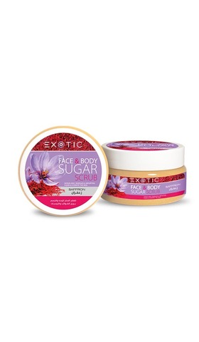 Exotic EX-09 Скраб сахарный для лица и тела  (E Saffron)  300 ml
