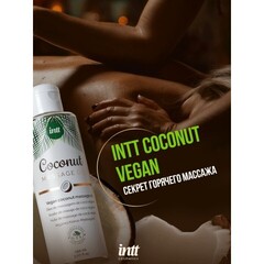 Intt Vegan Coconut - Веганское массажное масло, 150 мл