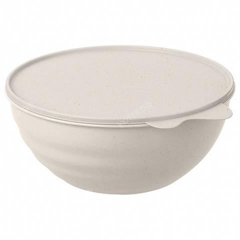 Миска с крышкой Phibo Wave, 3,7 л - Бежевый - Купить