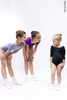 2 Sleeves leotard for kids | black