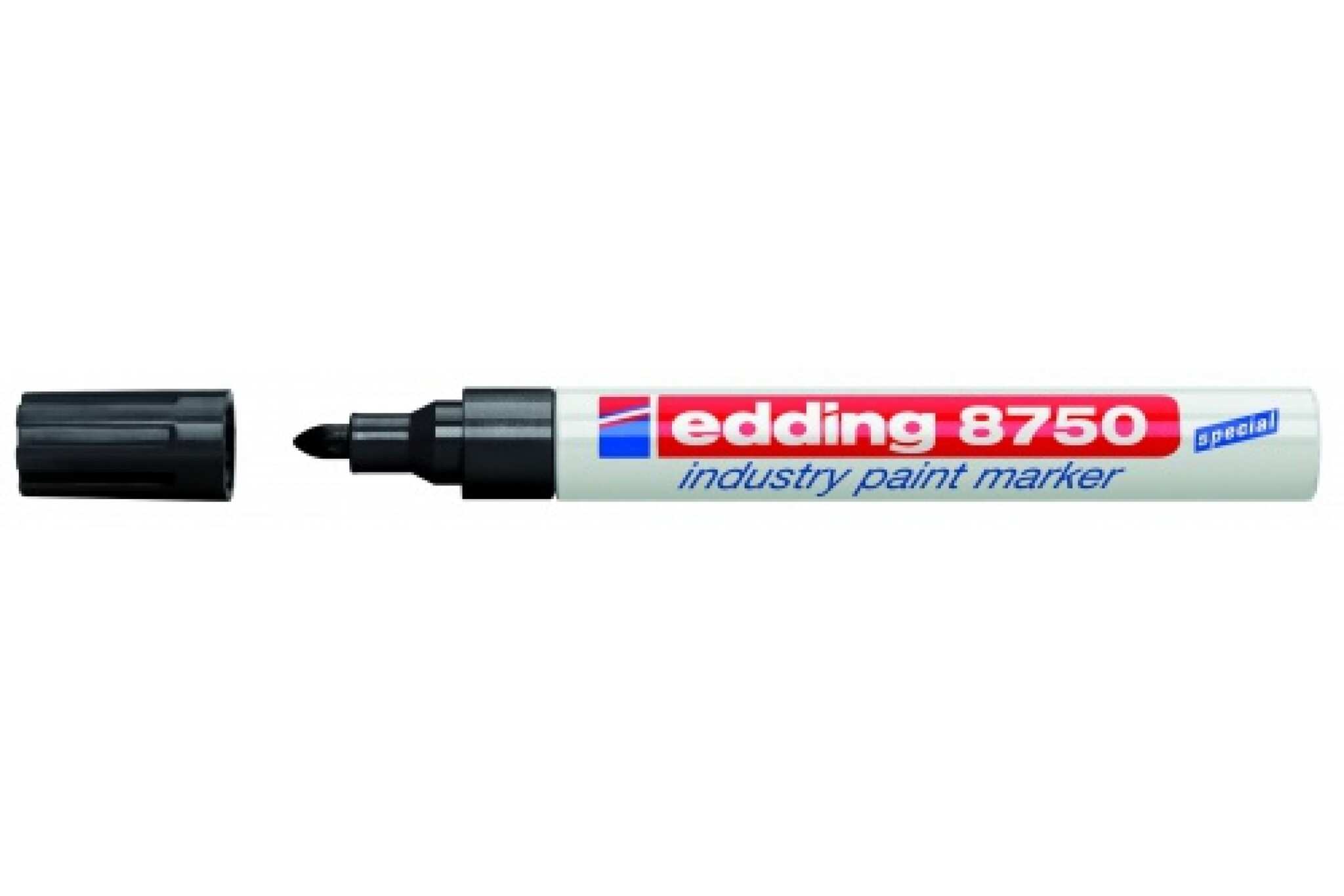 Маркер для промышленной графики. Маркер Edding 8750 черный. Paint Marker Edding 8750. Edding маркер (500), черный. Маркер для промышленной графики Edding e-8750/2 2-4 мм.
