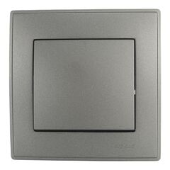 LESYA 705 4141 100 Выключатель черн. графит матовый