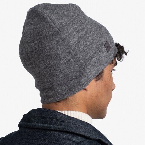 Шапка Buff Merino Fleece Hat Grey фото 2