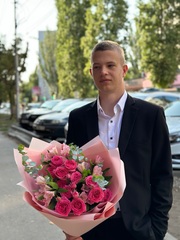 Сборный букет «Малиновое вдохновение»