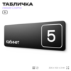 Таблички с номером кабинета 