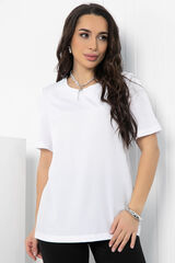 Блуза Лунный свет (белая) Б12789-25М LT Collection