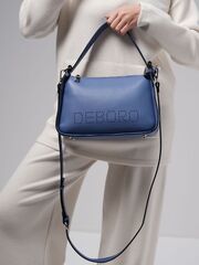 Сумка кожаная на плечо Deboro 30790 сиреневый закат