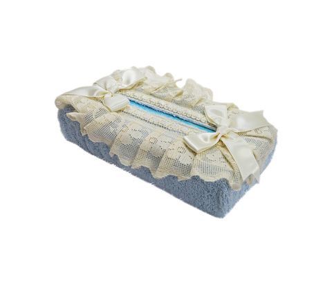 Салфетница для бумажных полотенец 12х24 Old Florence Buratto голубая