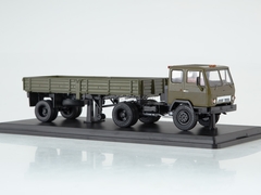 KAZ-608V with semitrailer ODAZ-885 khaki 1:43 Start Scale Models (SSM)