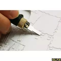 OLFA с профильными лезвиями 6 мм, 4 шт, перовой нож (OL-AK-4)