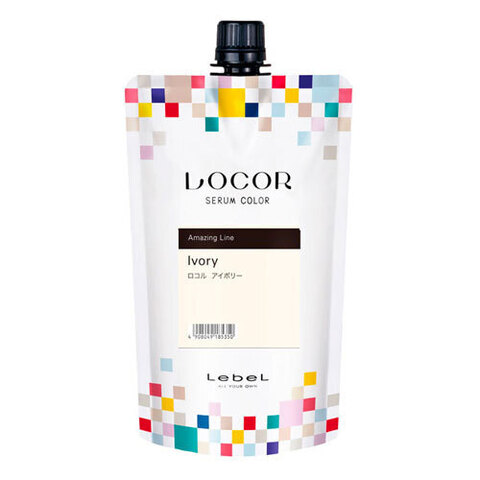 Lebel Locor Serum Color Ivory - Оттеночный краситель-уход Слоновая кость