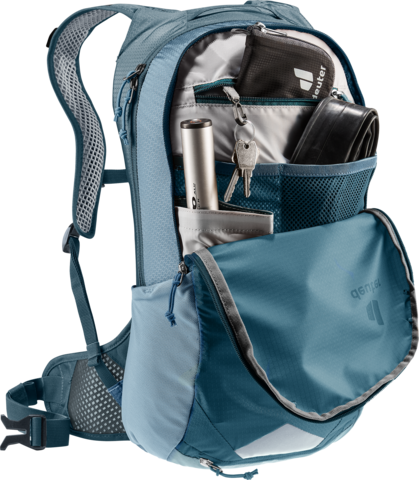 Картинка рюкзак велосипедный Deuter Race Air 10 Atlantic-Ink - 3