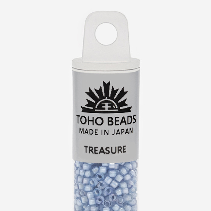 Японский бисер TOHO Treasure (№933), окрашенный изнутри прозрачный