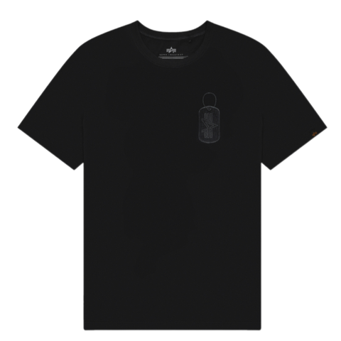 Футболка Alpha Industries Alpha Dog Tag Tee Black (Черный)