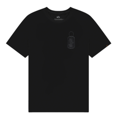 Футболка Alpha Industries Alpha Dog Tag Tee Black (Черный)