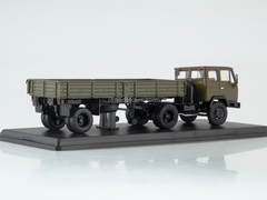 KAZ-608V with semitrailer ODAZ-885 khaki 1:43 Start Scale Models (SSM)