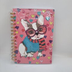 Bloknot \ Блокнот \ Notepad  A5 Pink Dog