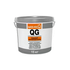 QG Кварцевый грунтовочный раствор QUICK-MIX, ведро 15 кг.