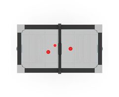 Игровой стол - аэрохоккей DFC MILAN II 7ft