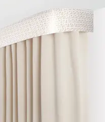 Пластиковый карниз с тиснением Legrand 3-х рядный Твил 2400 мм