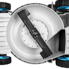 Газонокосилка аккумуляторная DDE BlueTech LMB 3840 (ширина 38 см, высота 25 - 75 мм, сборник, без ЗУ и АКБ)