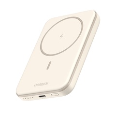 Внешний аккумулятор UGREEN PB521 (45207) 20000 PD 30W Power Bank встр. кабель USB-C, белый